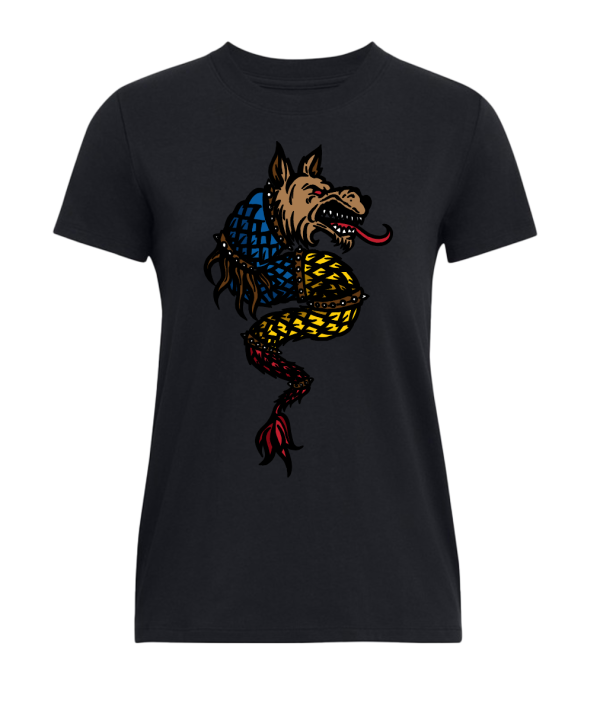 Tricou lup dacic de femeie