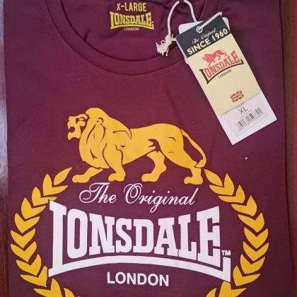 Tricou Lonsdale visiniu
