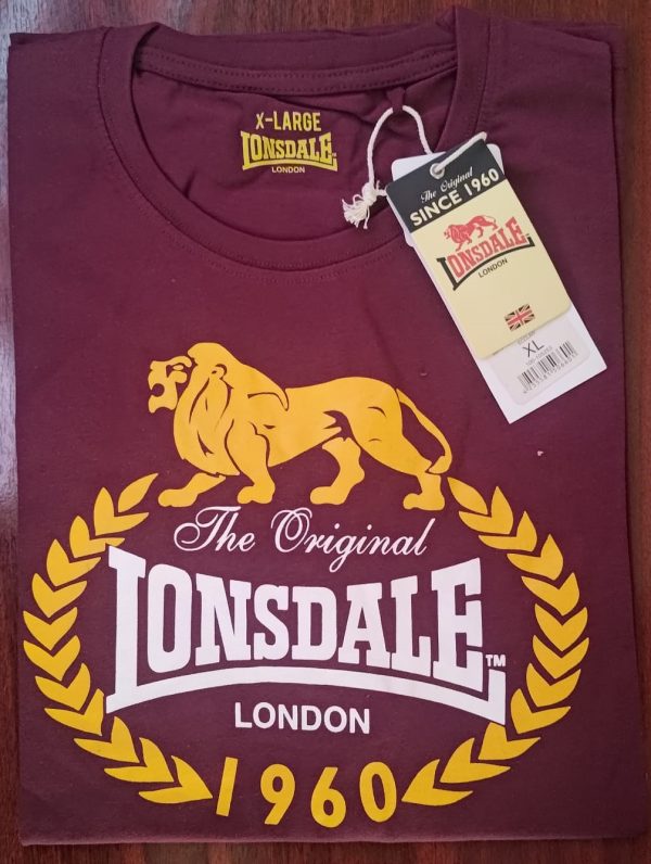 Tricou Lonsdale visiniu