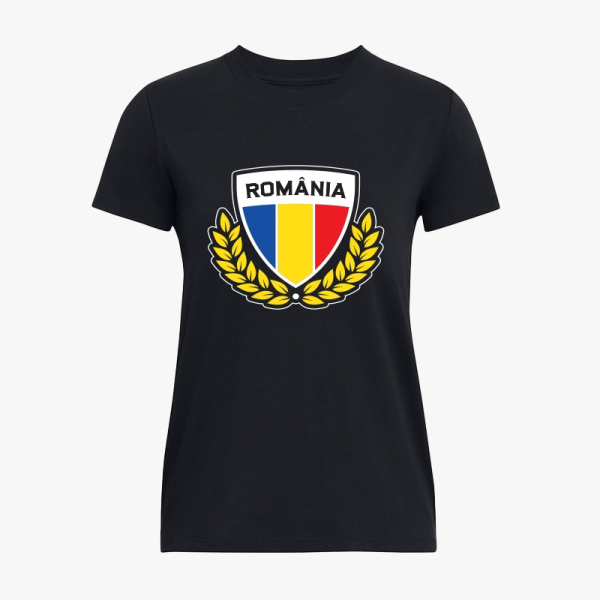 Tricou scut tricolor de femeie