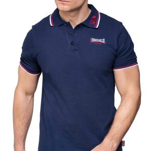 Tricou Lonsdale polo albastru